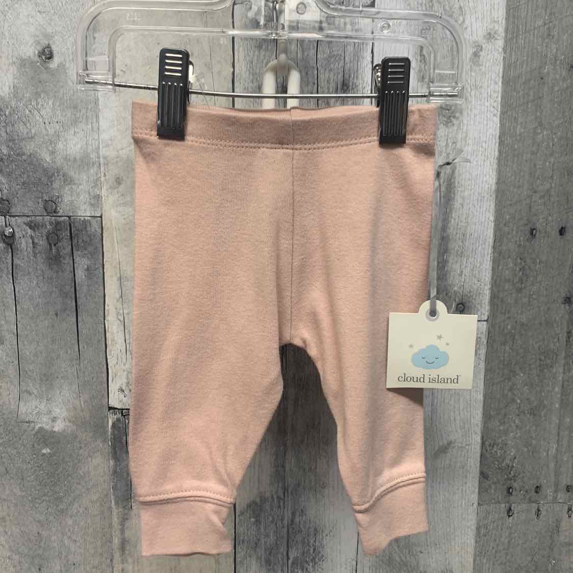 Size Newborn Pink Cloud Island Leggings