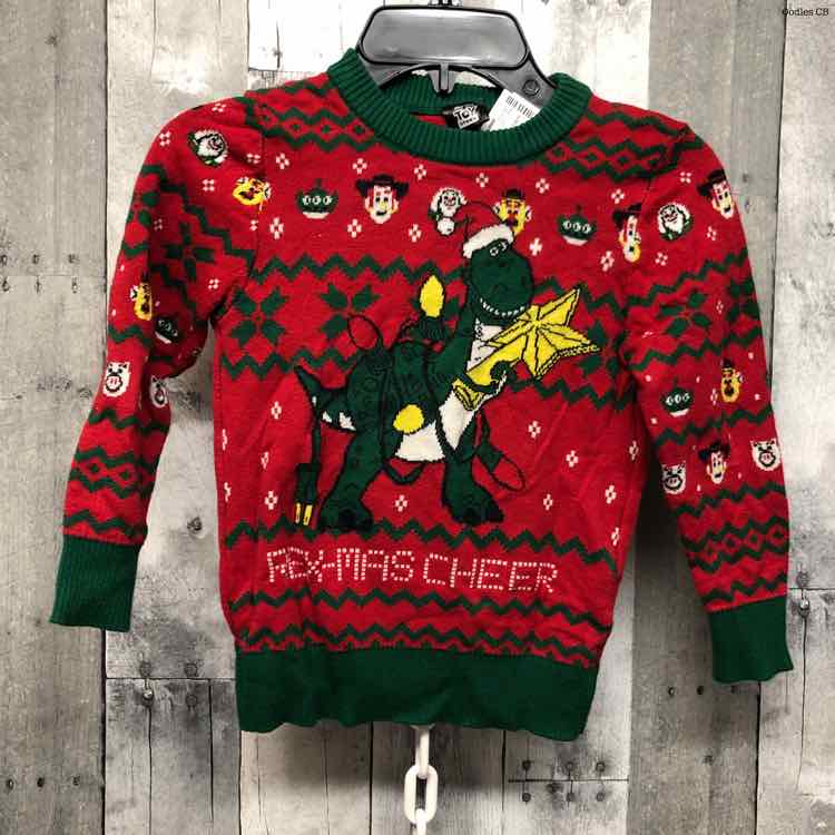 Size 4 Red Graphic Disney Sweater