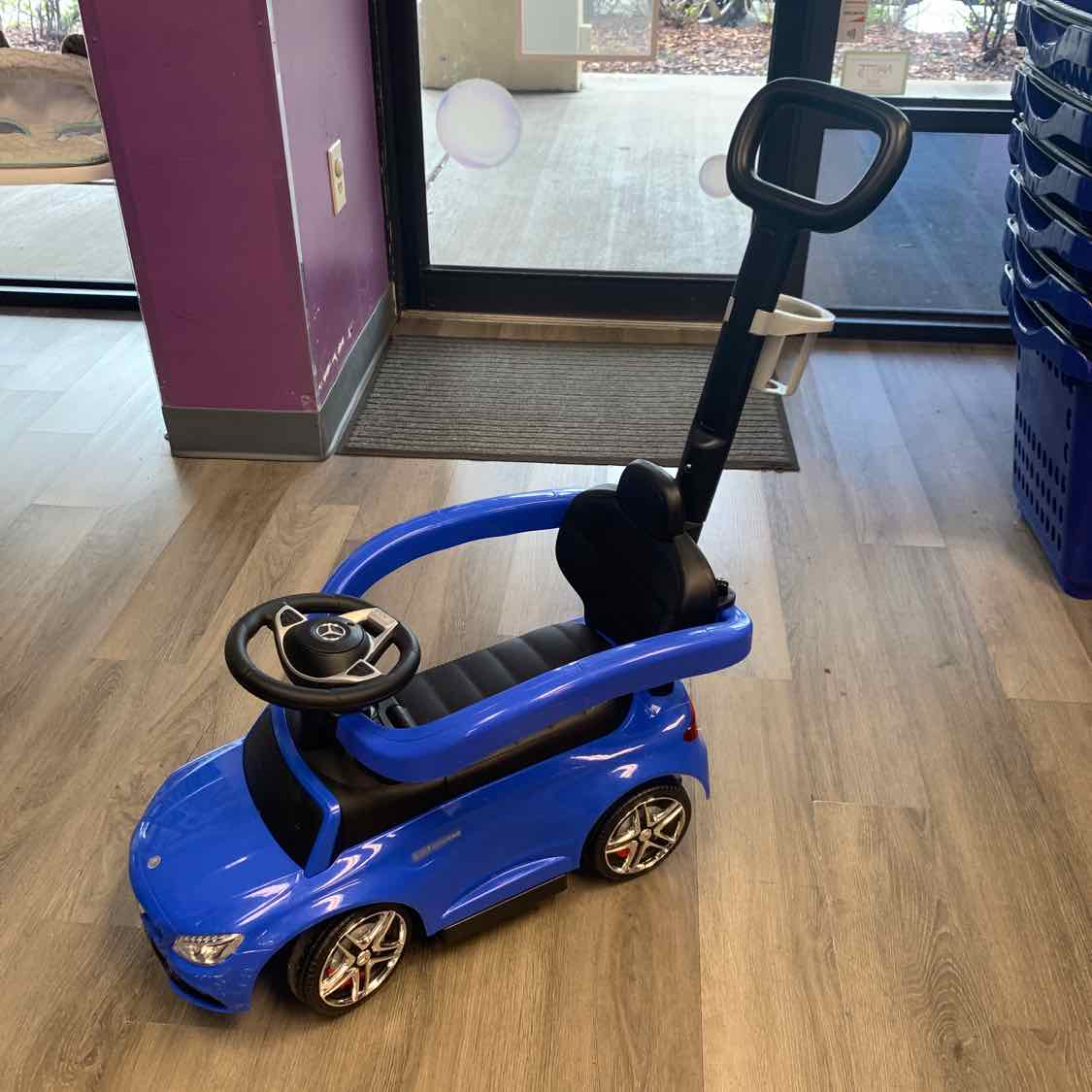 Generic Blue Push Riding Toy