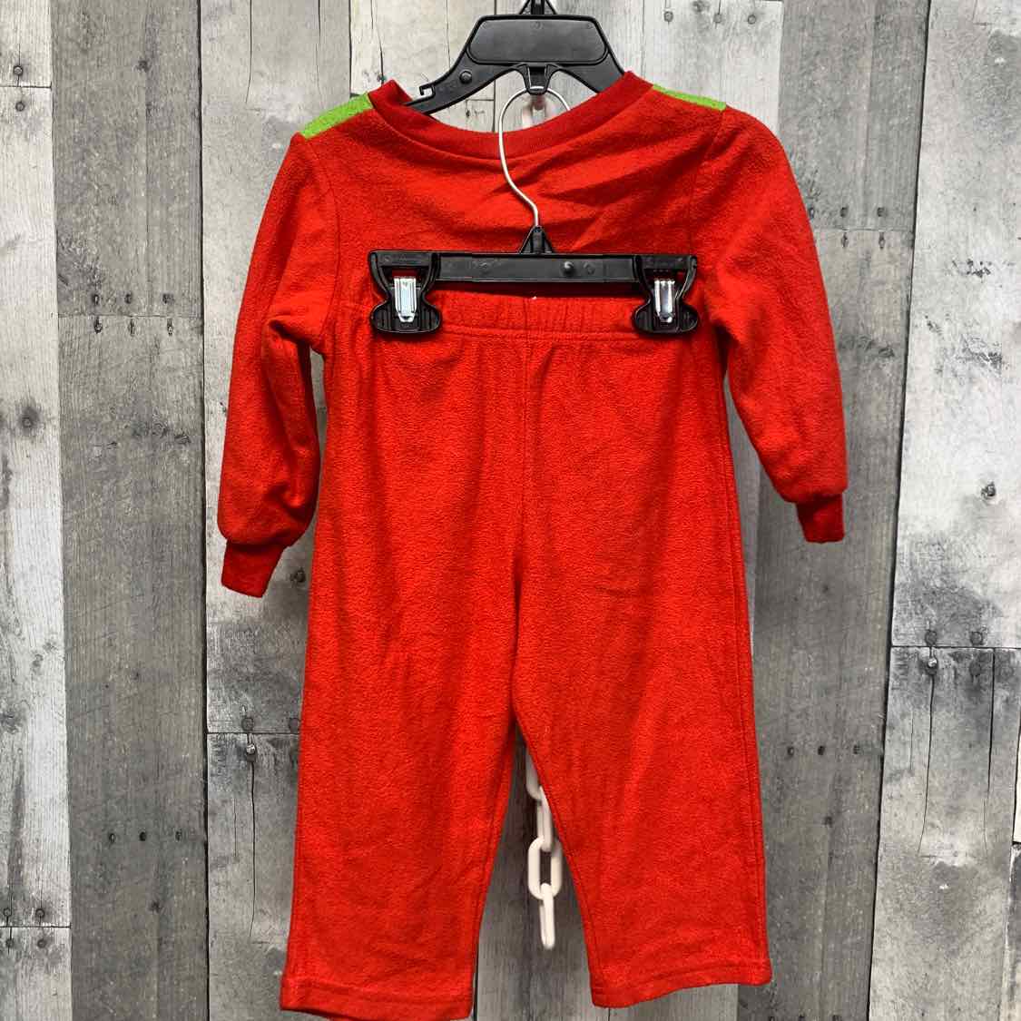 Size 2T Green/Red Dr Seuss 2pc PJs