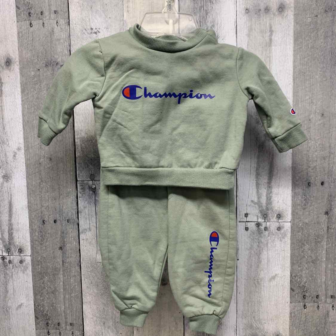 Size 3 Months Green Champion Sweats - 2pc