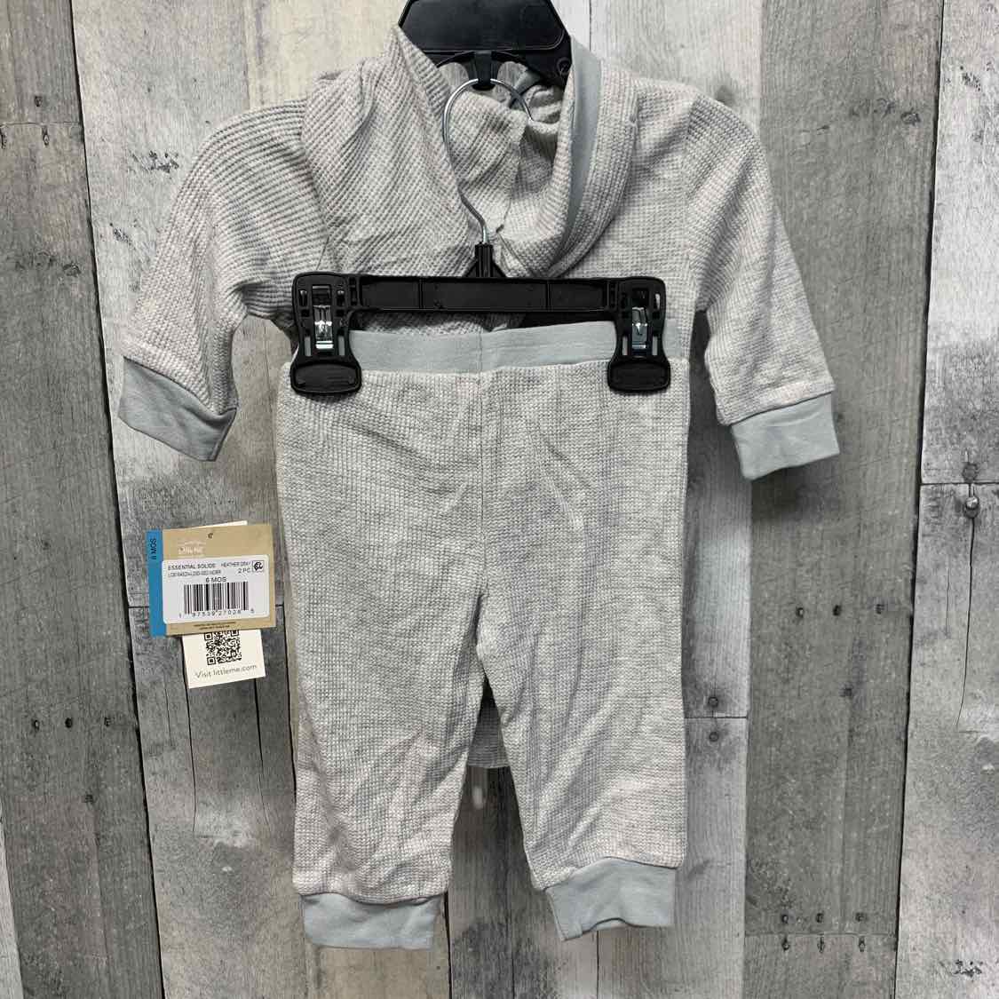 Size 6 Months Gray Little Me Shirt/Pants