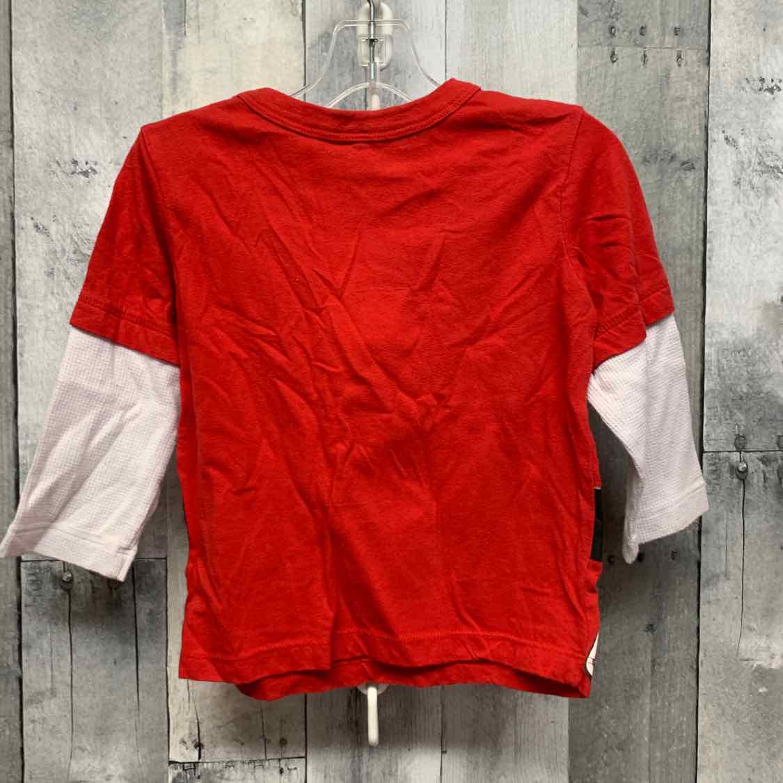 Size 2T Red Holiday Brands Long Sleeve Shirt