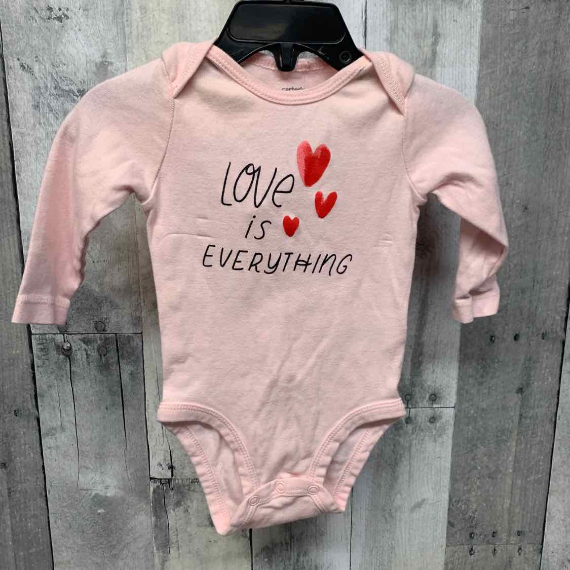 Size 9 Months Pink Carter's Bodysuit