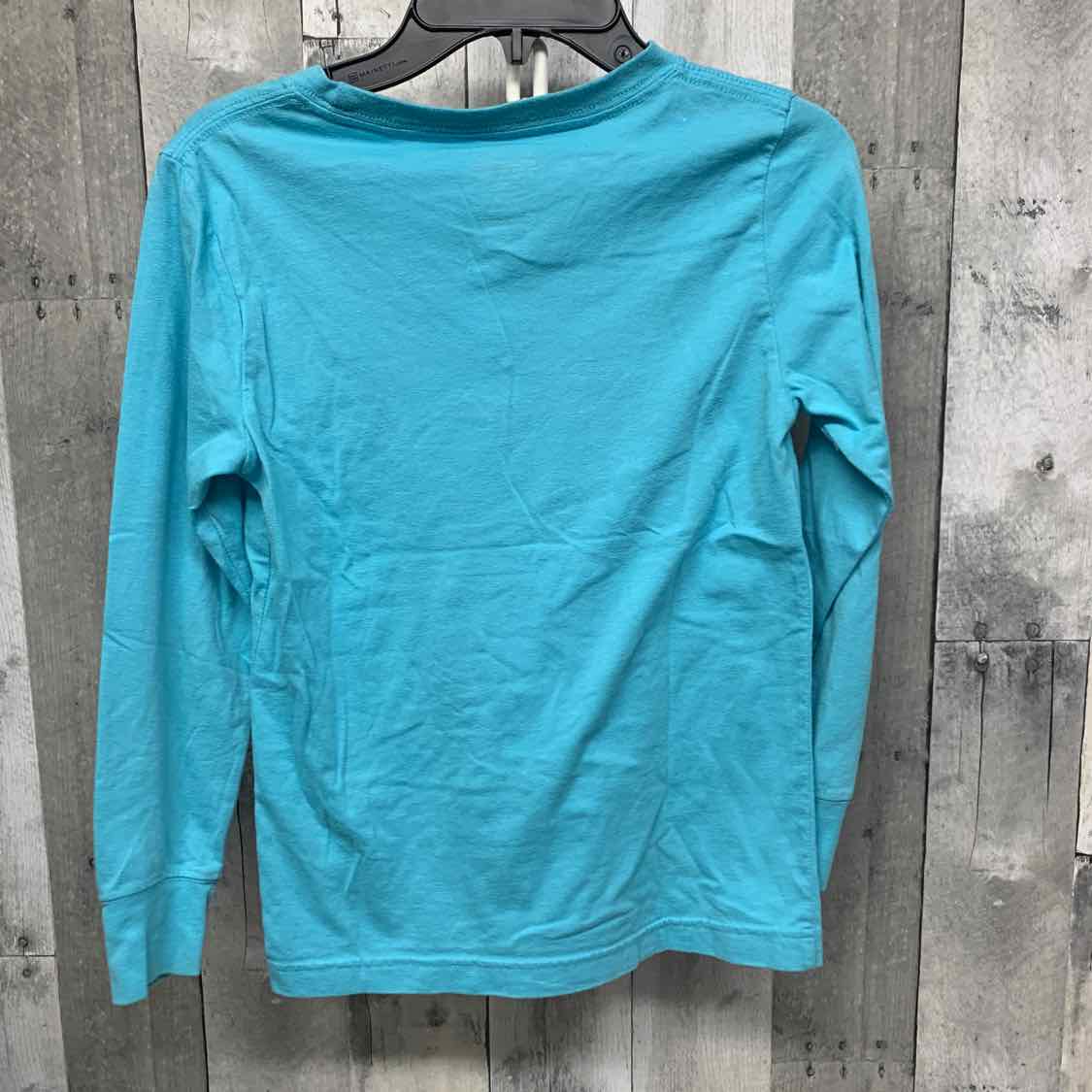 Size 6/7 Blue/White Hurley Long Sleeve Shirt