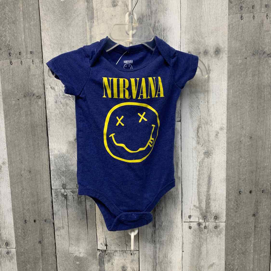 Size 3-6 Months Blue Graphic B Brand Bodysuit