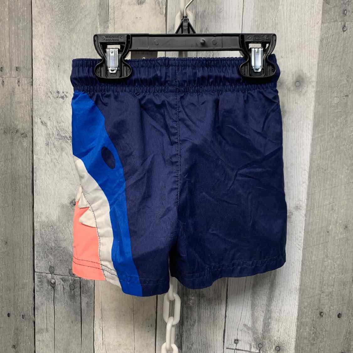 Size 2T Navy Graphic Cat & Jack Swim Trunks