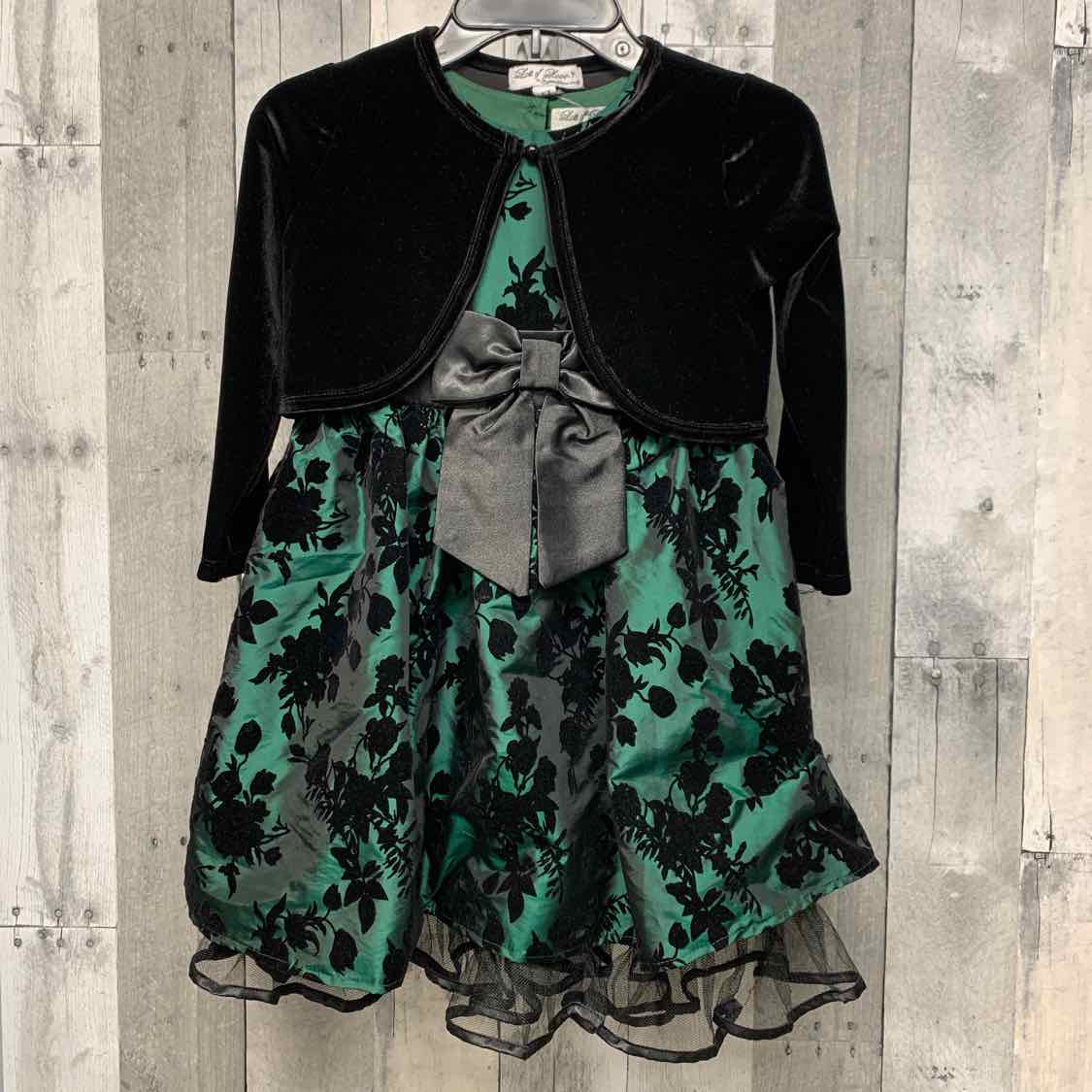 Size 5T Green/Black Speechless Dress - Party
