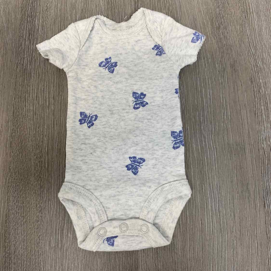 Size Preemie Gray Print Child of Mine Bodysuit