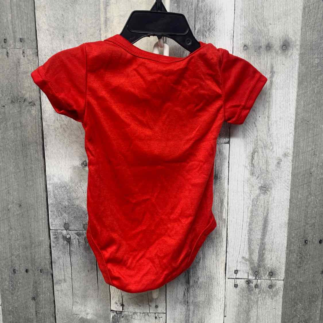 Size 3 Months Red Graphic B Brand Bodysuit