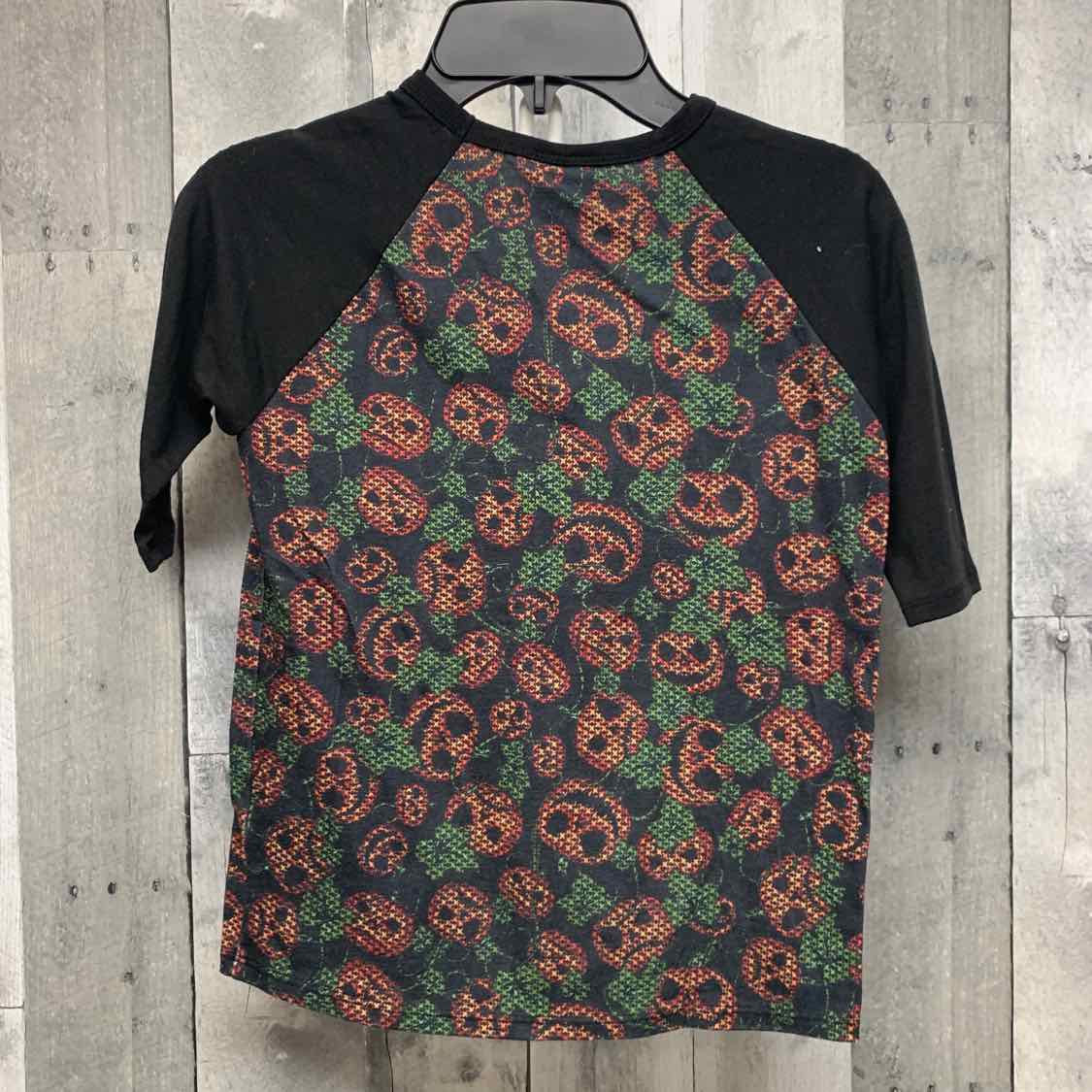 Size 6 Black/Orange LulaRoe T Shirt