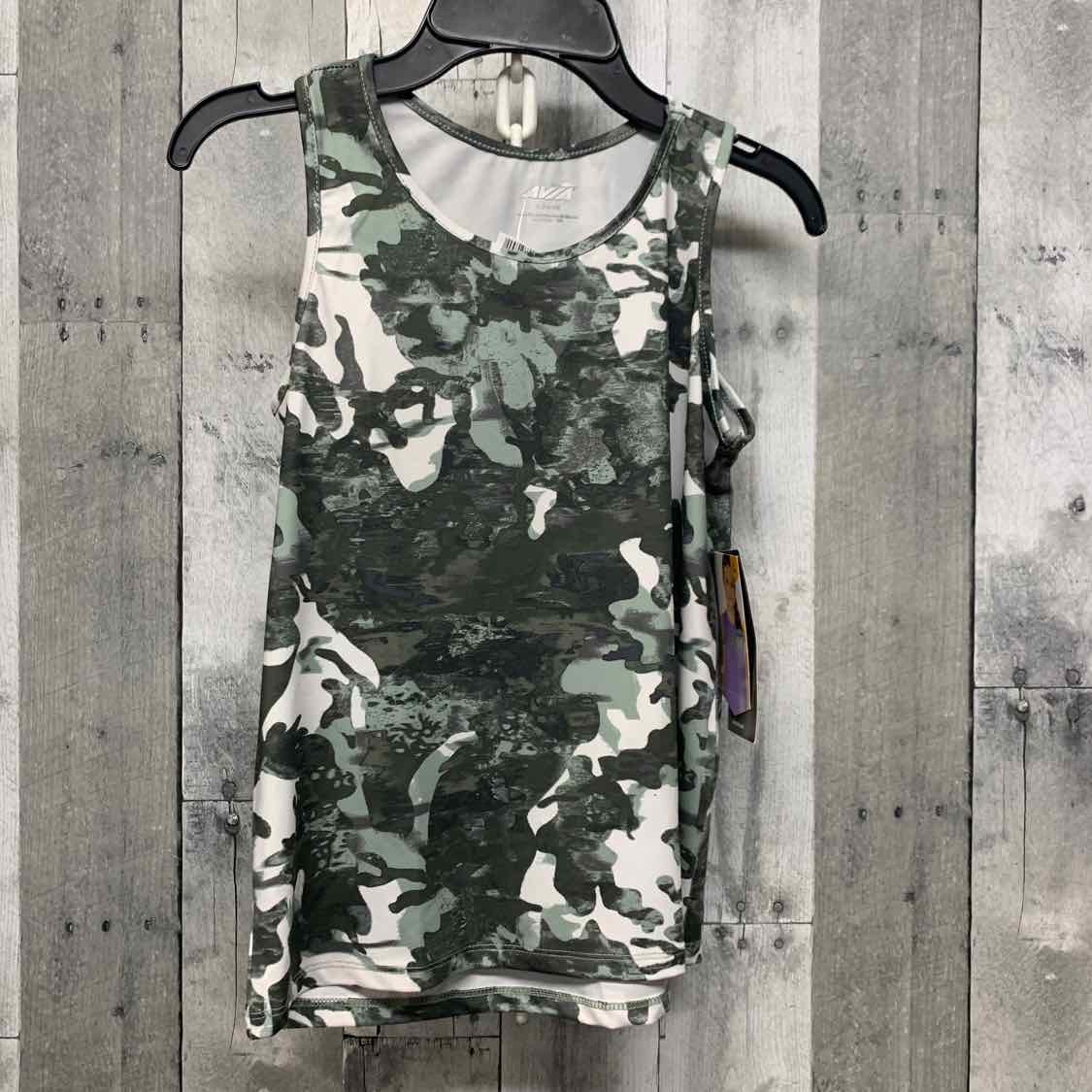 Size 6 Green Camo Avia Tank Top - OodlesCB