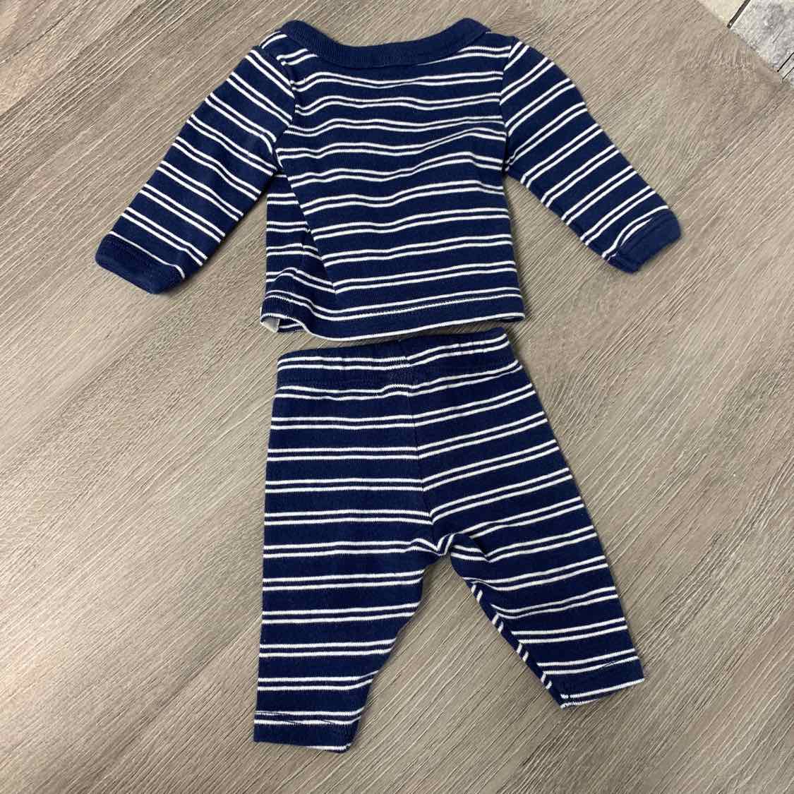 Size Preemie Blue Striped Just One You Athletic Pants