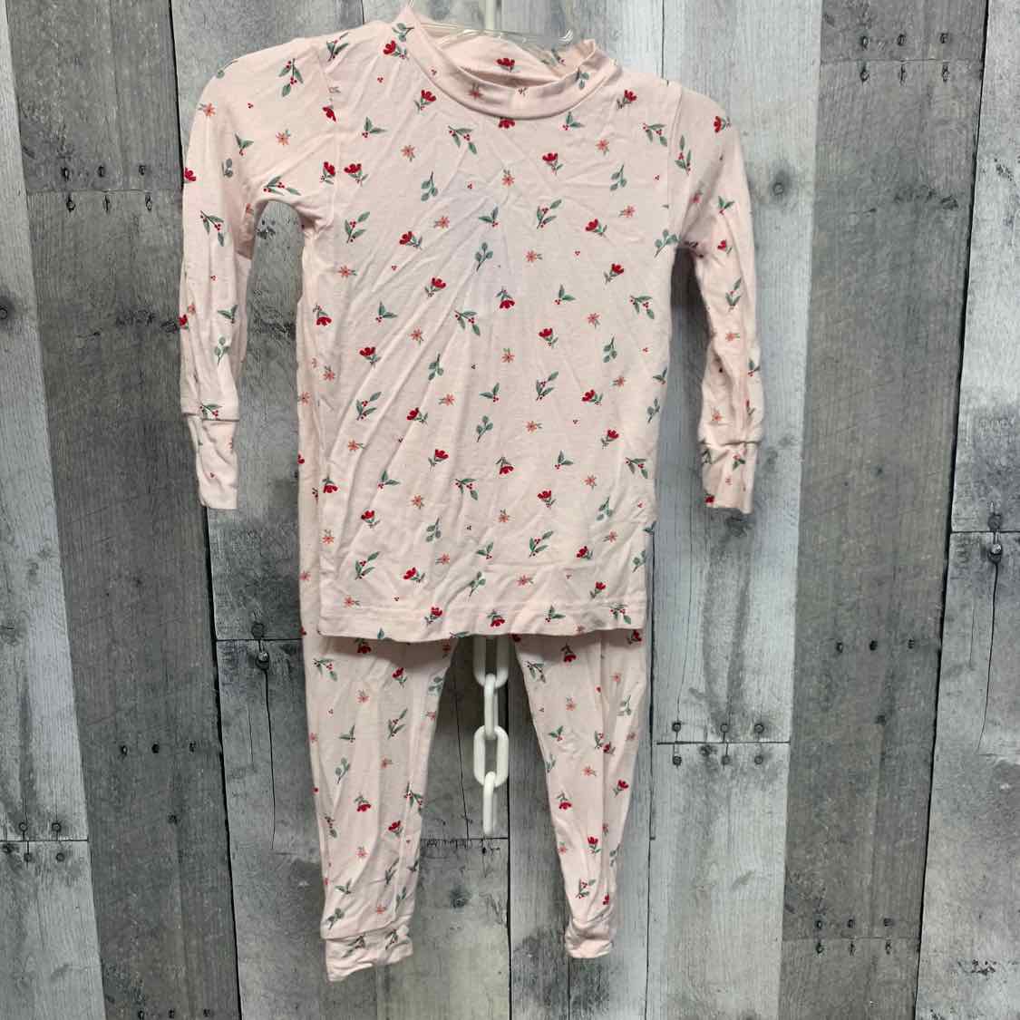 Size 12 Months Pink Print Just One You 2pc PJs