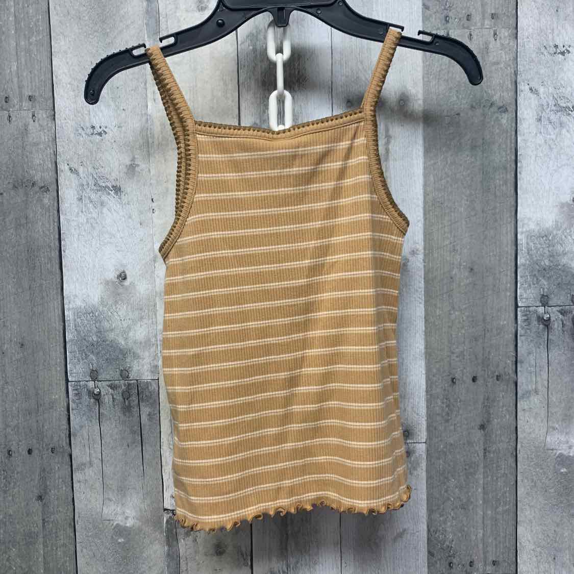 Size 10/12 Tan/White Old Navy Tank Top