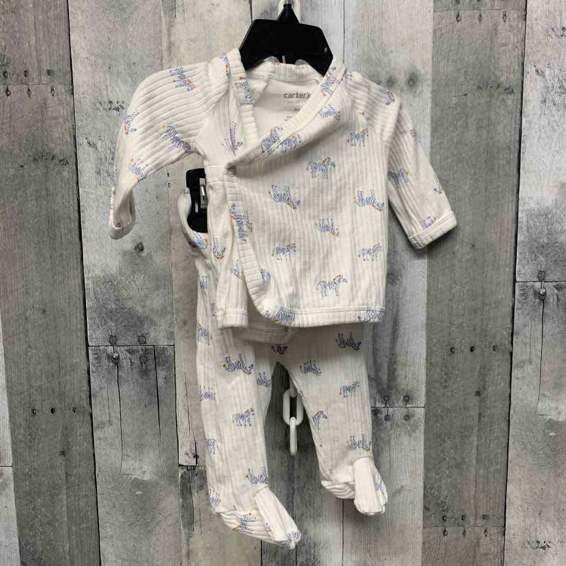 Size 3 Months White Print Just One You Shirt/Pants