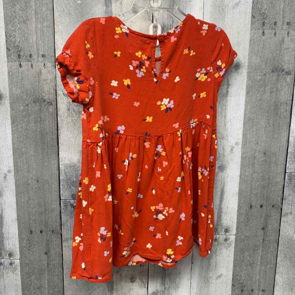 Size 4T Red Print Cat & Jack Dress - Knit