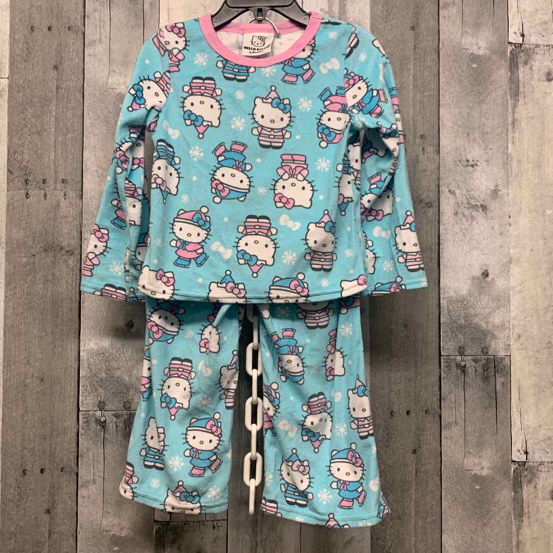 Size 3T Pink Hello Kitty 2pc PJs