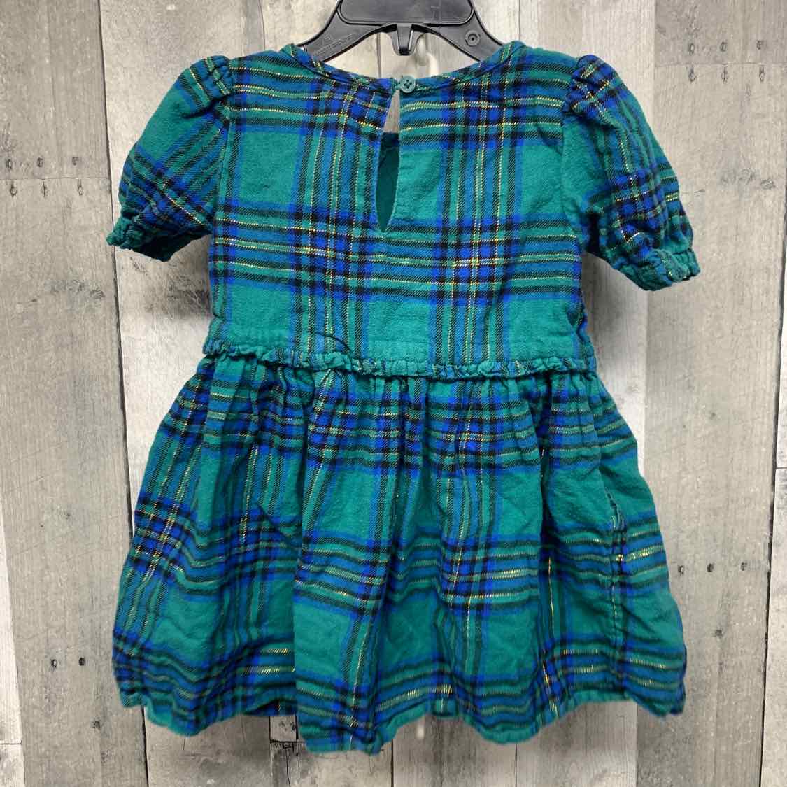 Size 3T Green/Blue Cat & Jack Dress