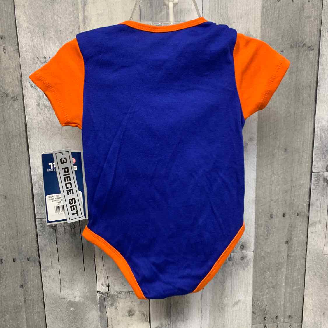 Size 18 Months Orange/Blue Team Apparel Bodysuit - OodlesCB