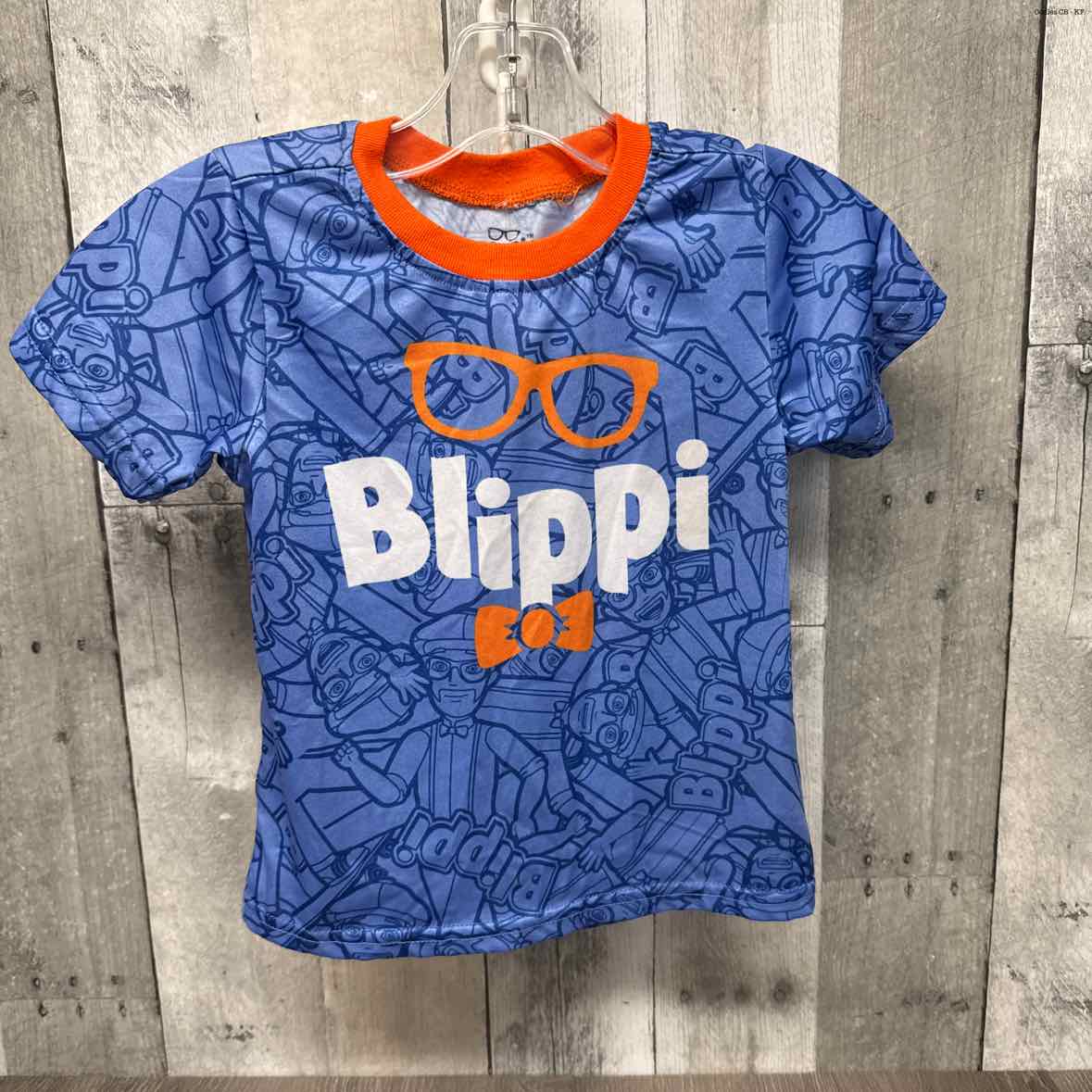 Size 3T Blue/Orange B Brand T Shirt
