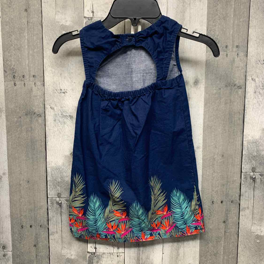 Size 4T Navy/Green Old Navy Dress
