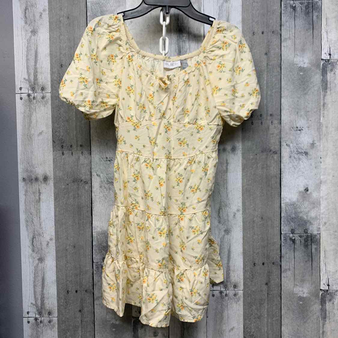 Size 10/12 Yellow Floral Print Children's Place Dress