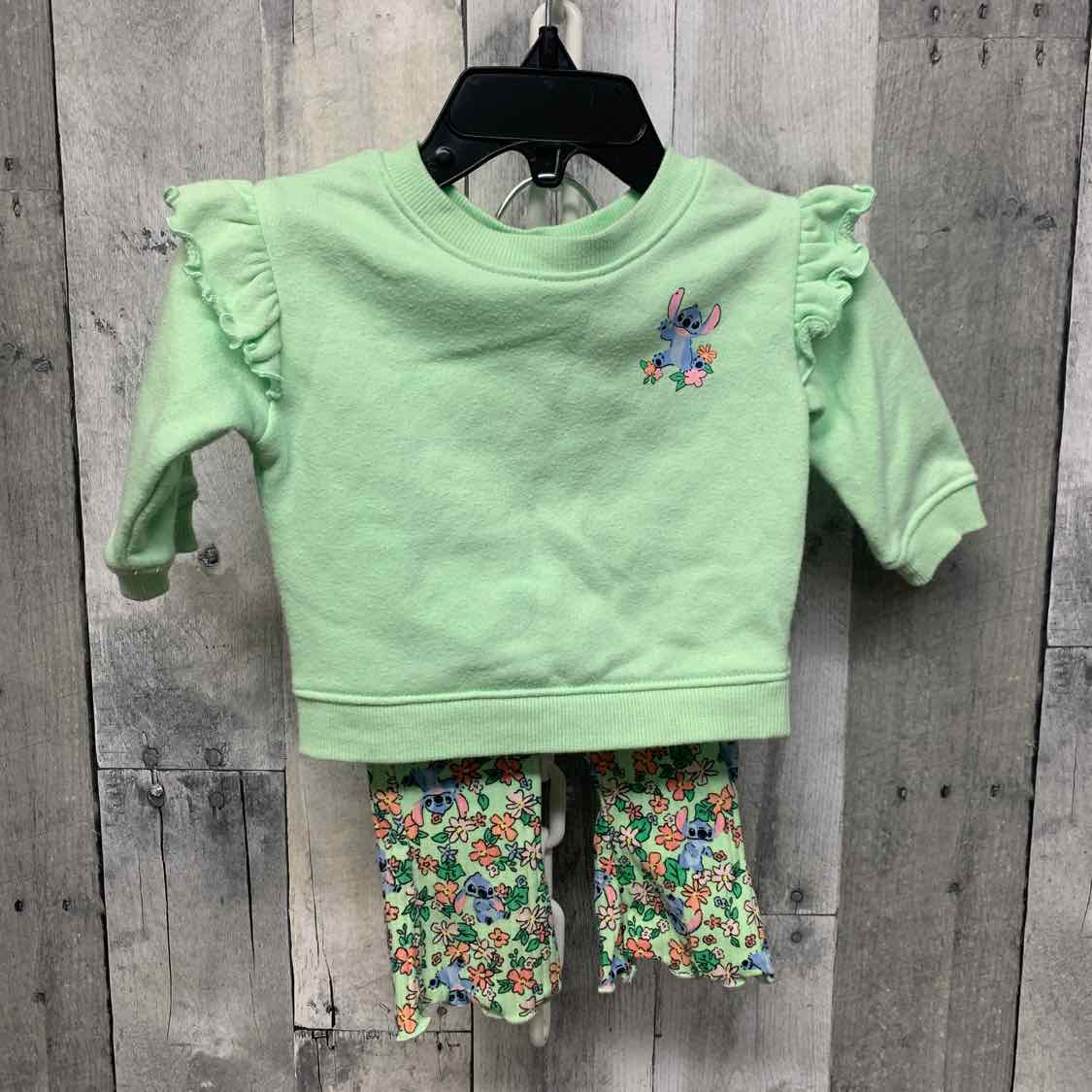 Size Newborn Green Jumping Beans Shirt/Pants