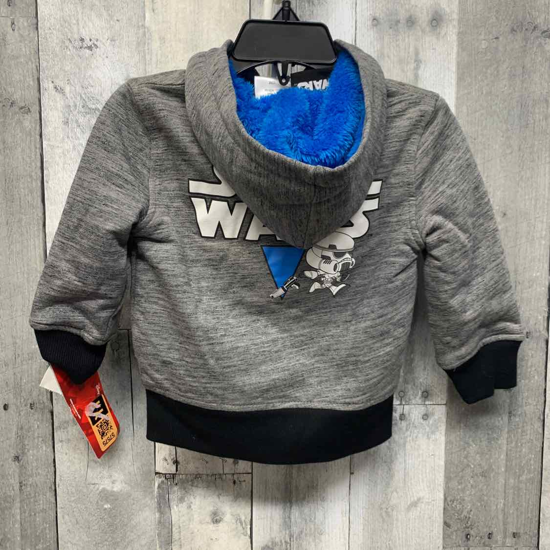 Size 12 Months Gray/Blue Star Wars Heavy Jacket
