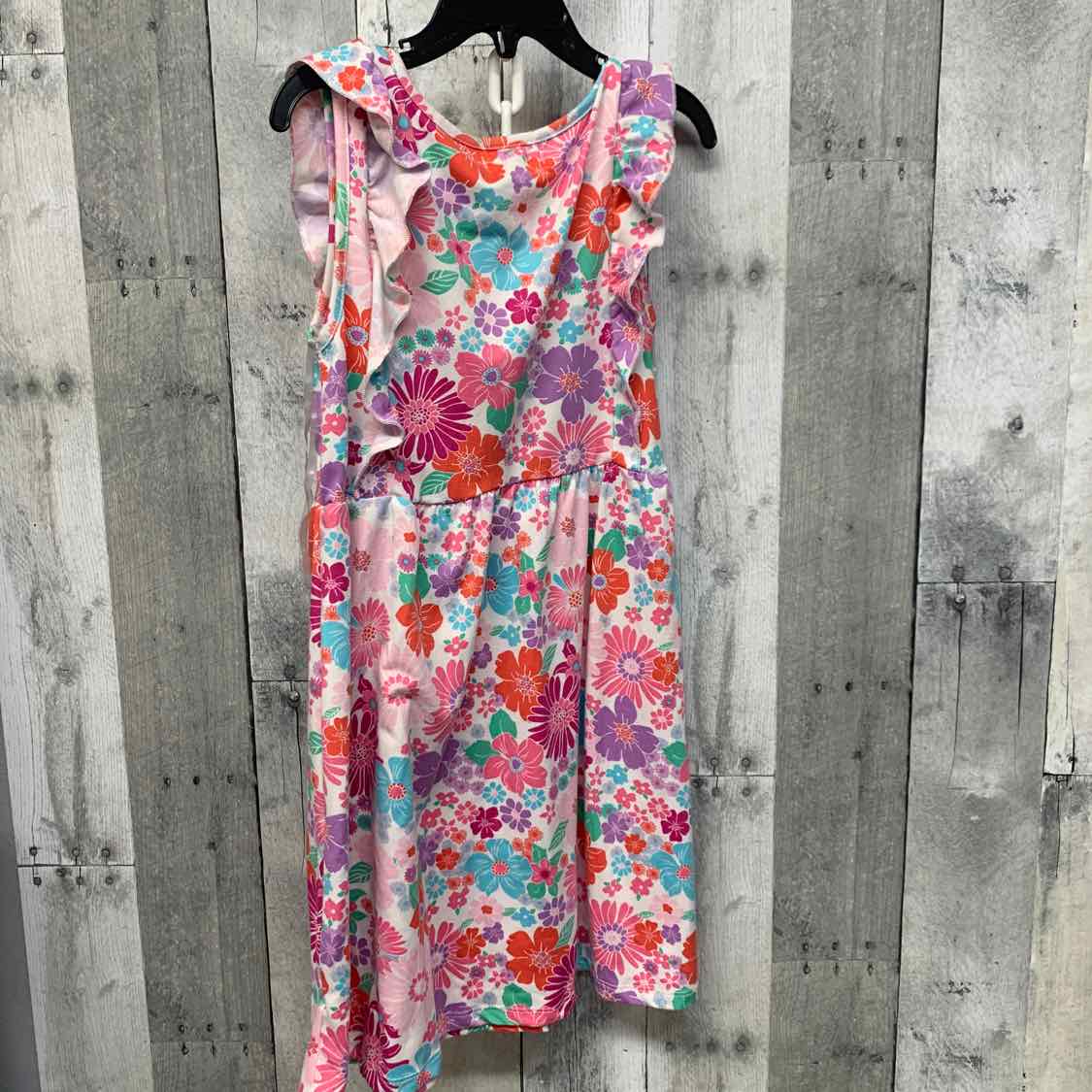 Size 8 Pink Floral Print Btween Dress - Knit