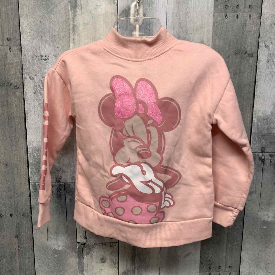 Size 2T Pink Print Disney Sweat Shirt