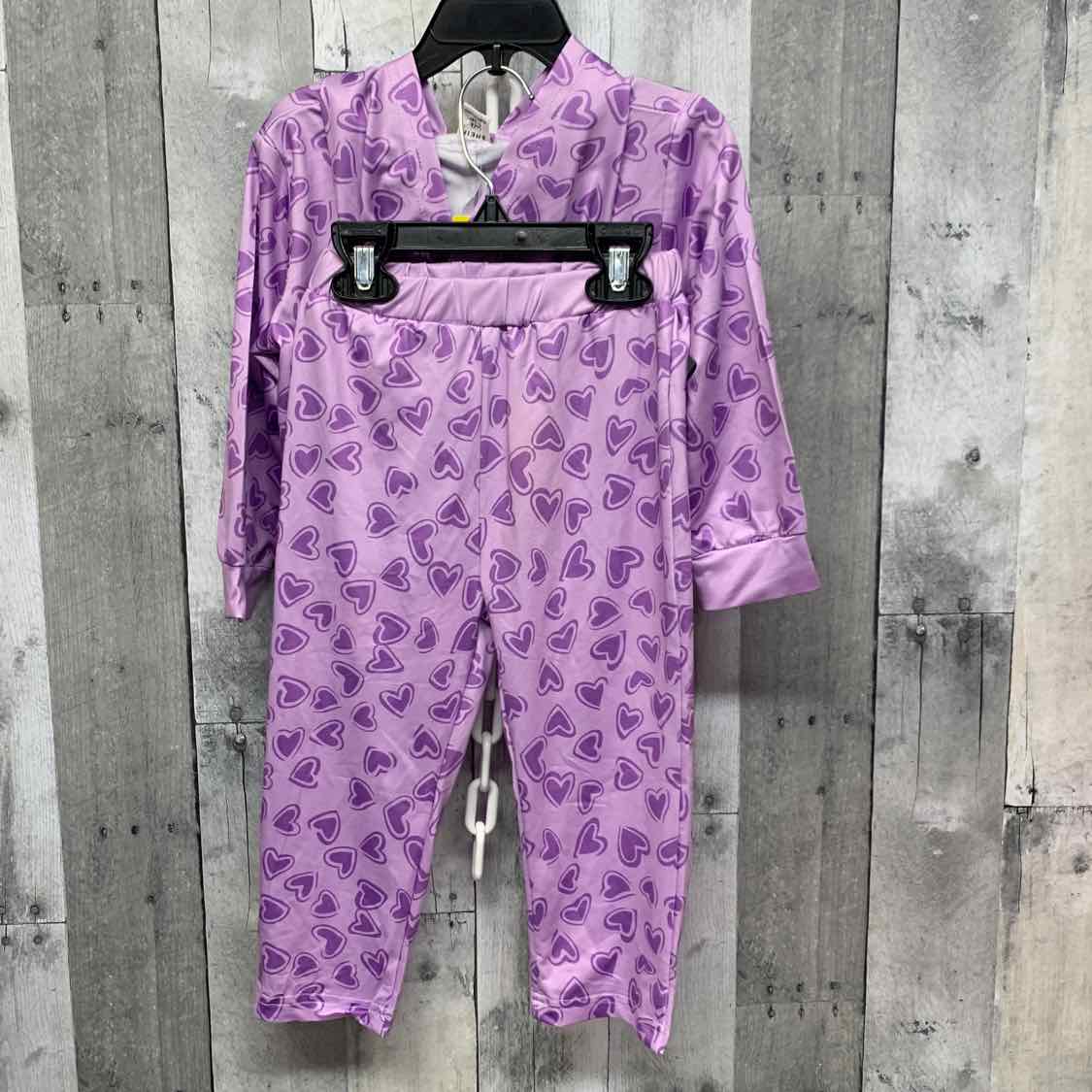 Size 18-24 Months Purple Print Shein Jacket/Pants