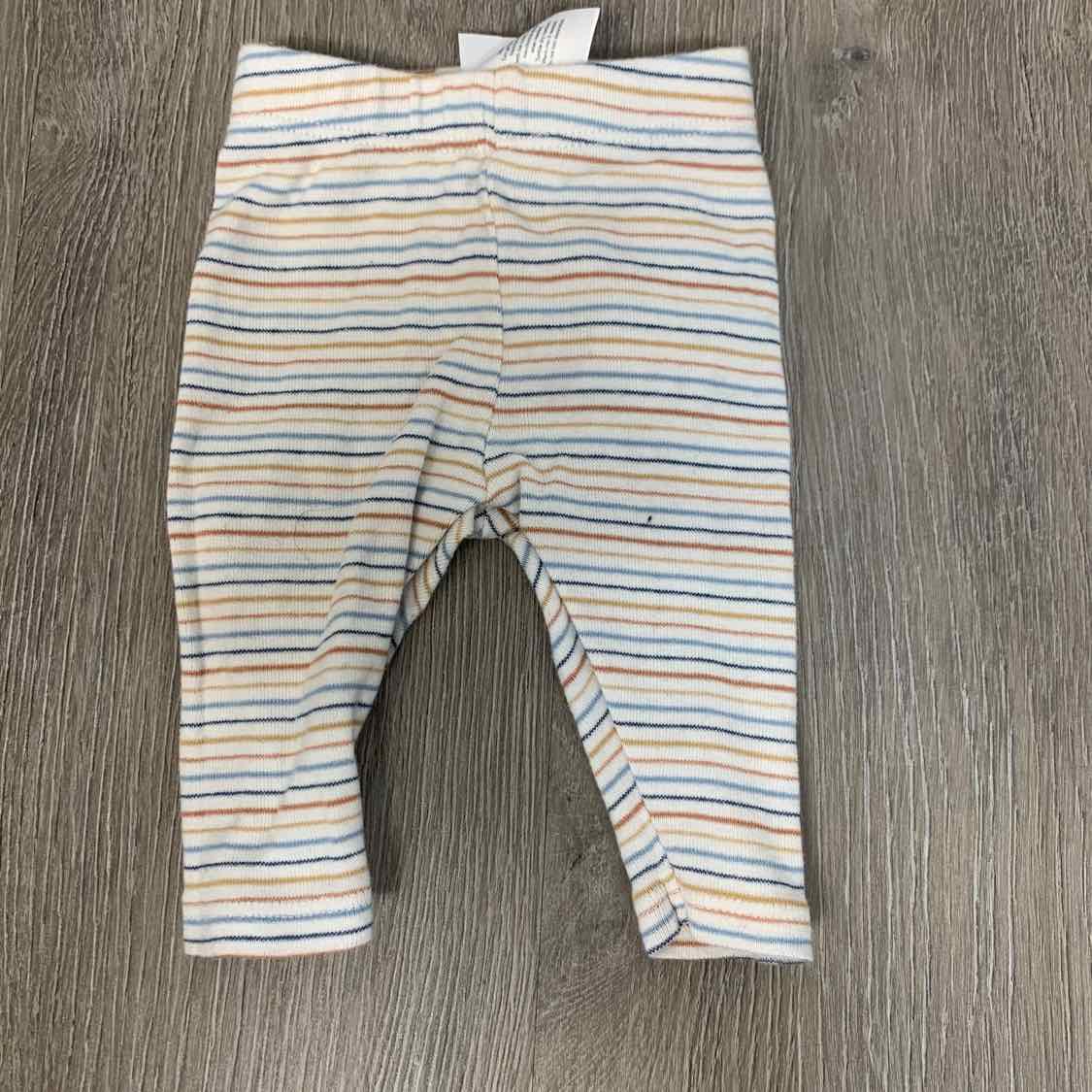 Size Preemie White Striped Just One You Pants