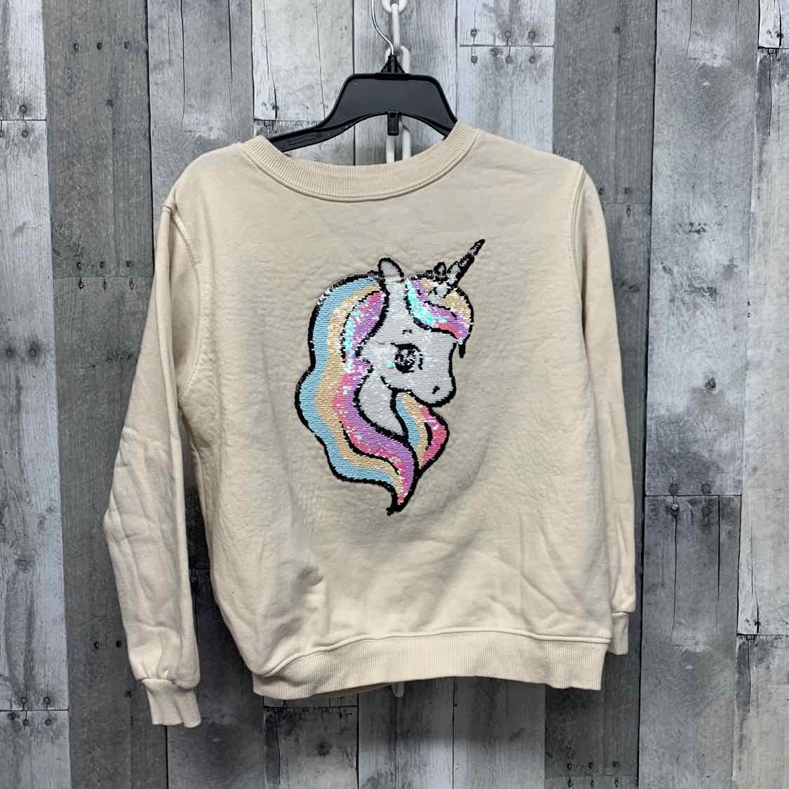 Size 8/10 White Graphic H&M Pull Over