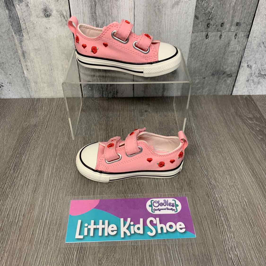 Size 6 Pink Converse Sneakers