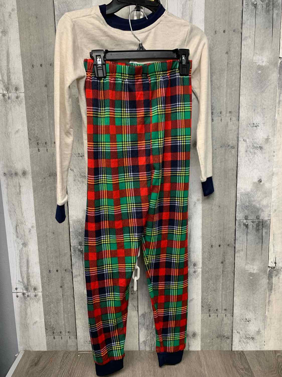 Size 12 Tan/Navy B Brand 2pc PJs