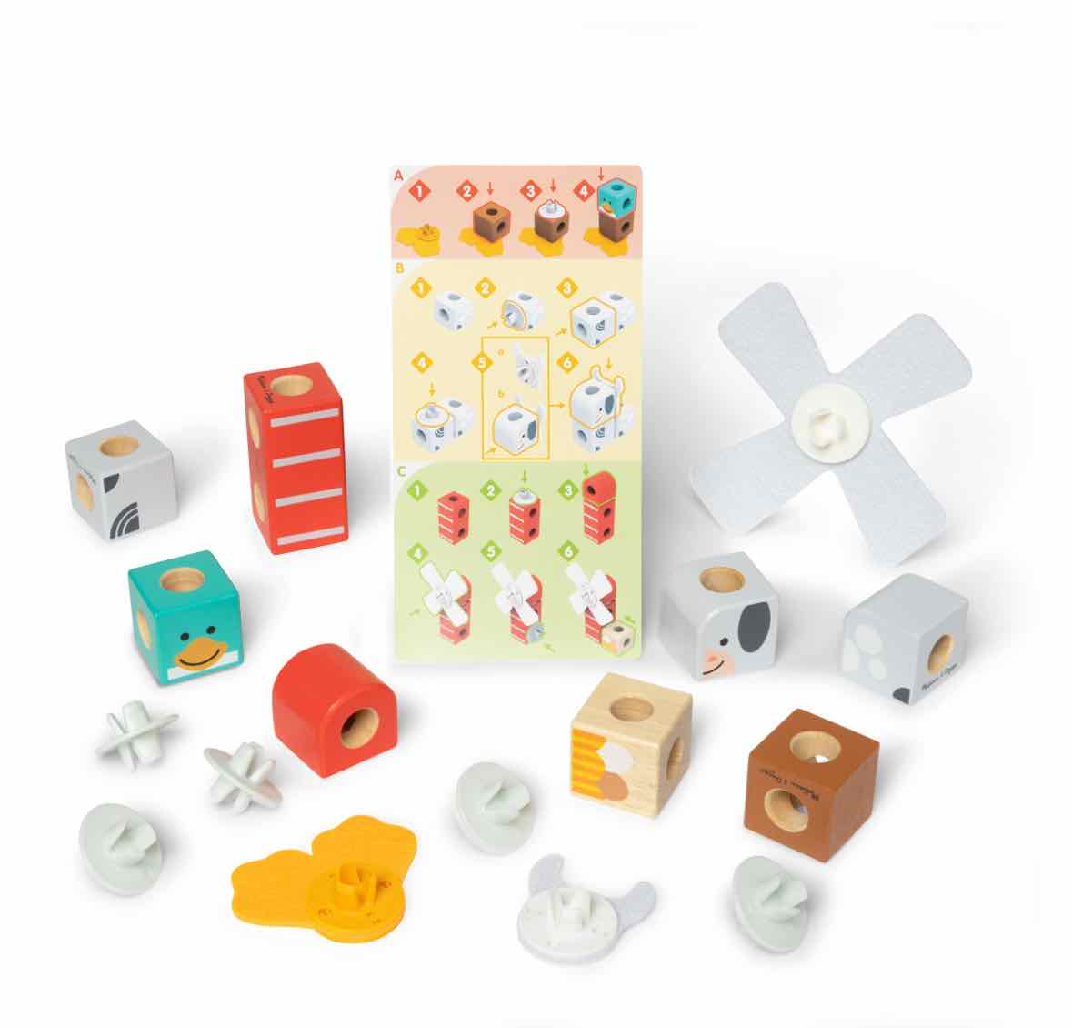 Melissa & Doug Blockables Farm Friends