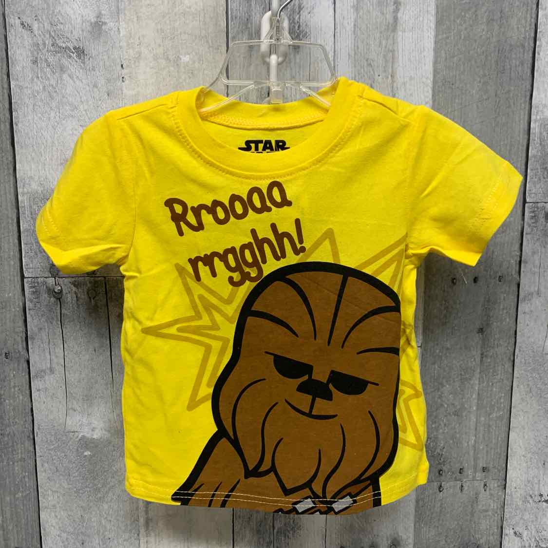 Size 2T Yellow Graphic Star Wars T Shirt