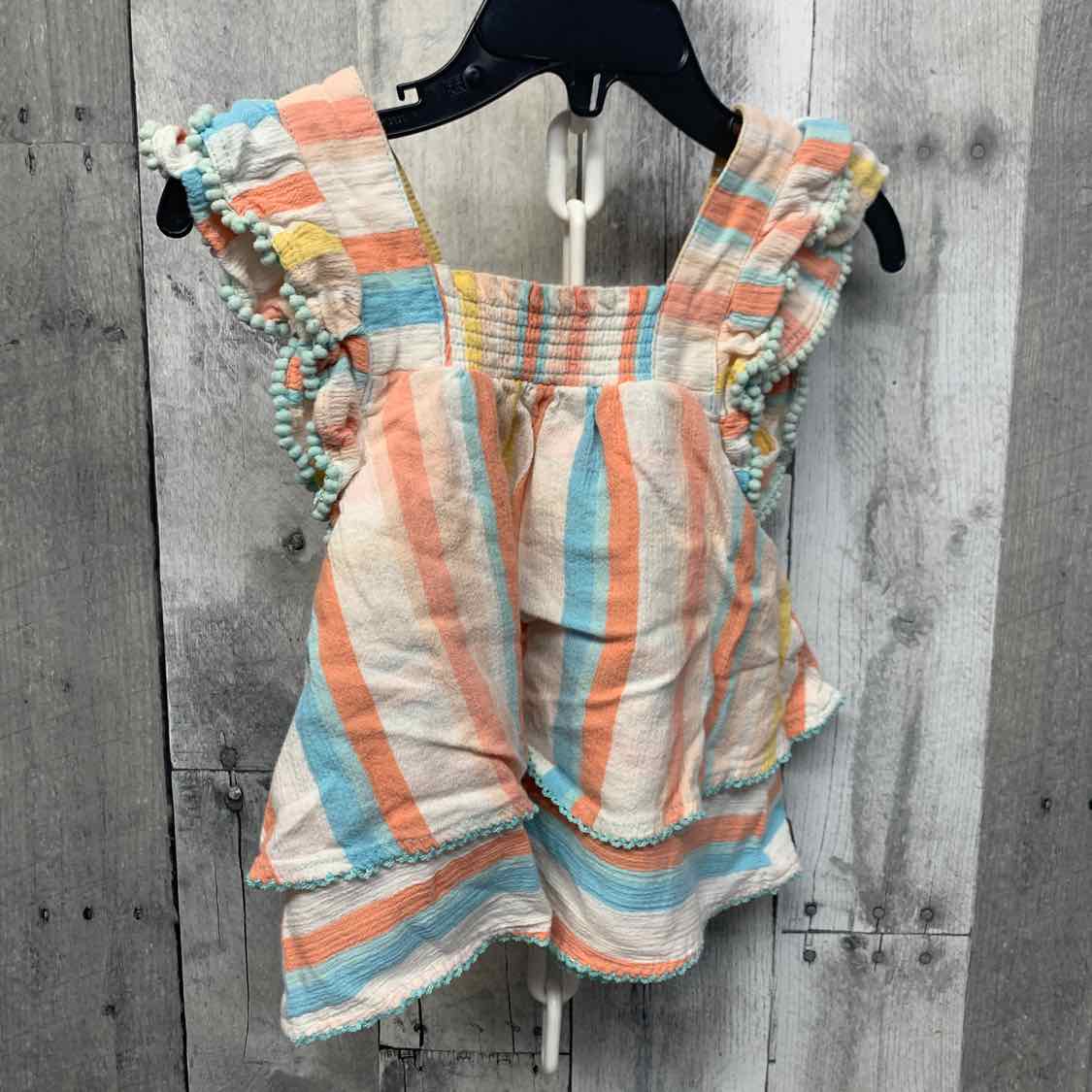 Size 2 Pink/Blue Matilda Jane Tank Top