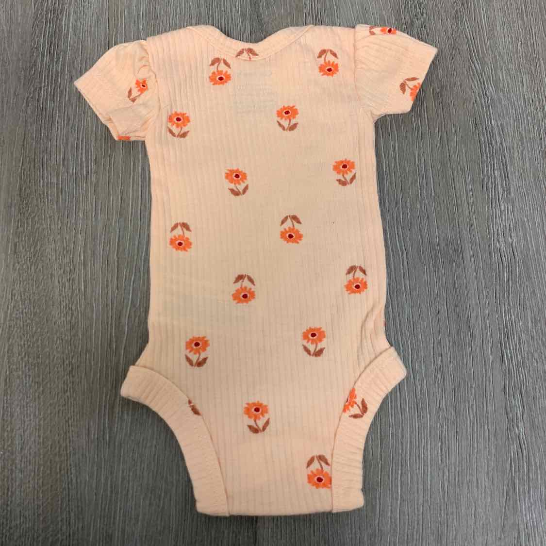 Size Preemie Pink Print Carter's Bodysuit