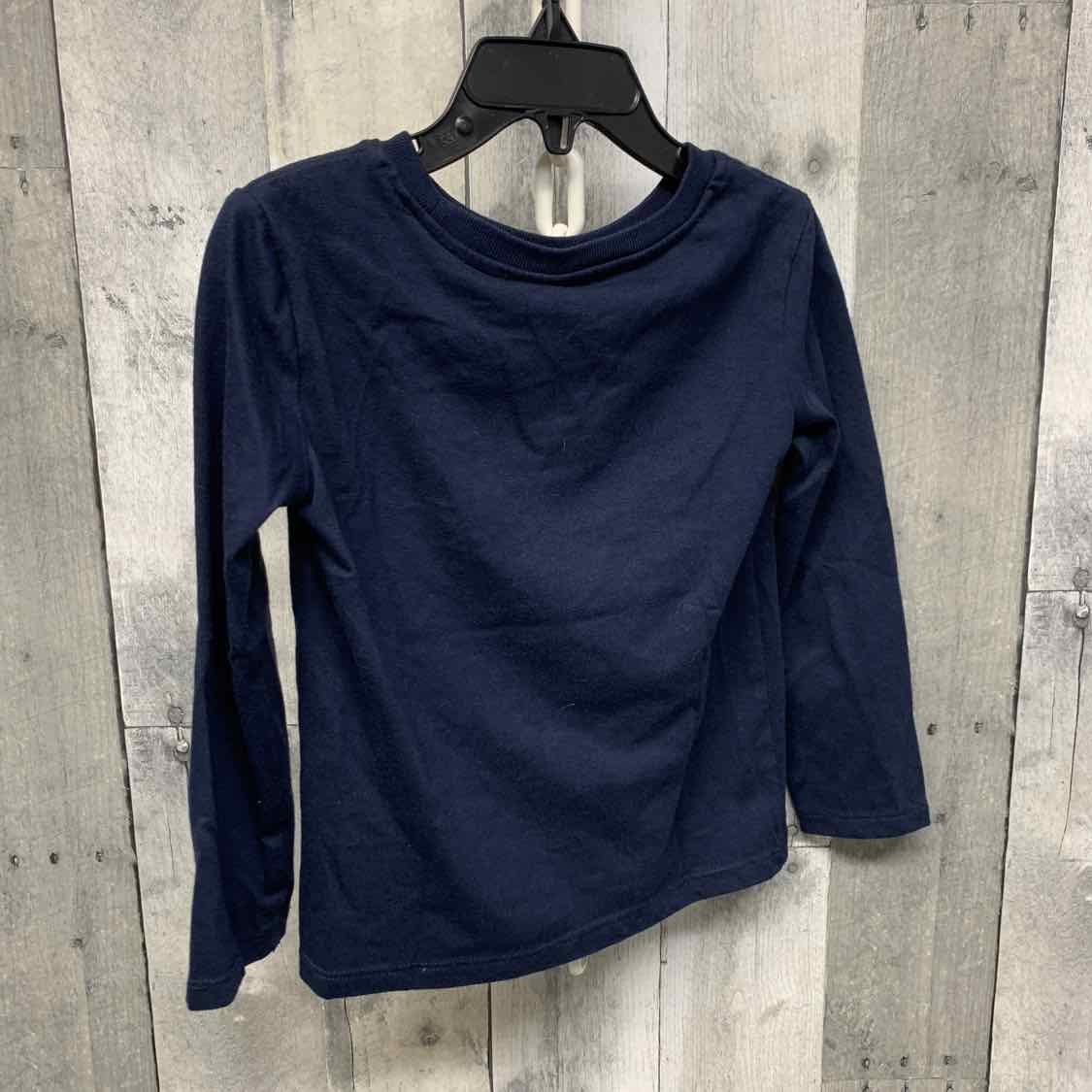 Size 3T Navy Graphic Lee Long Sleeve Shirt