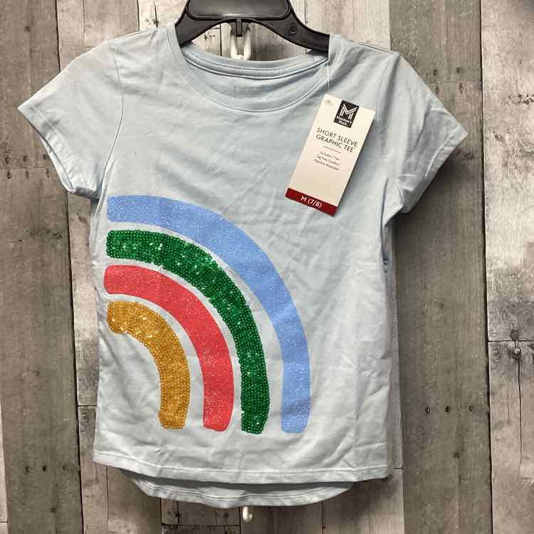 Size 7/8 Blue Graphic Members Mark T Shirt