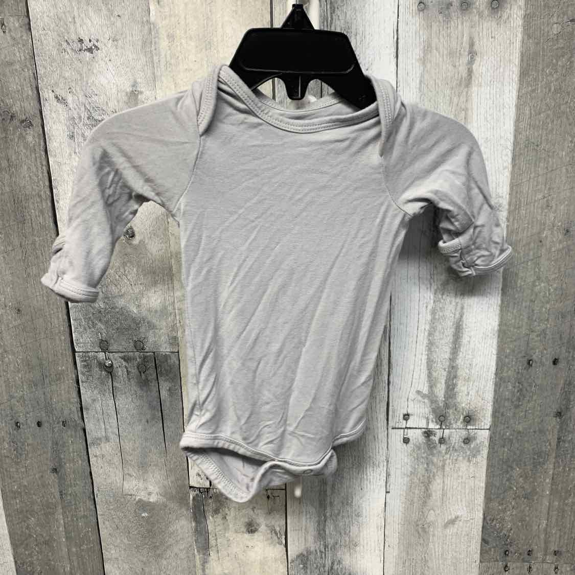Size 0-3 Months Gray Kyte Bodysuit