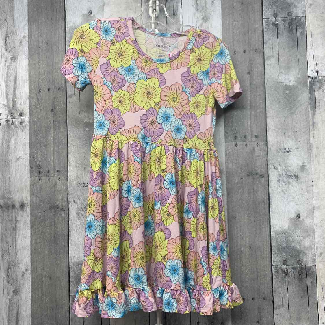 Size 7/8 Pink Print Posh Peanut Dress