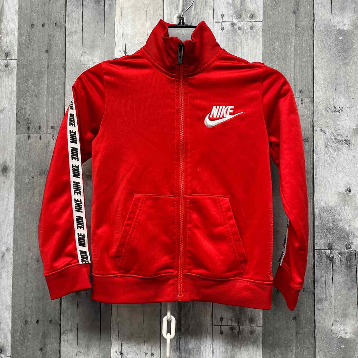 Size 5 Red/Ivory Sport Brand Light Jacket