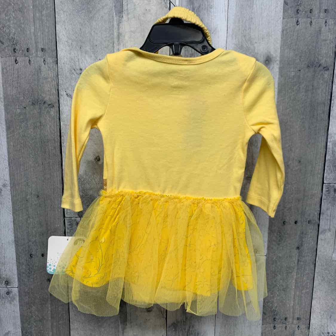 Size 12 Months Yellow Graphic Disney 2pc Dress