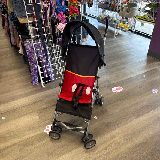 Cosco Red/Black Mickey Mouse Umbrella Stroller