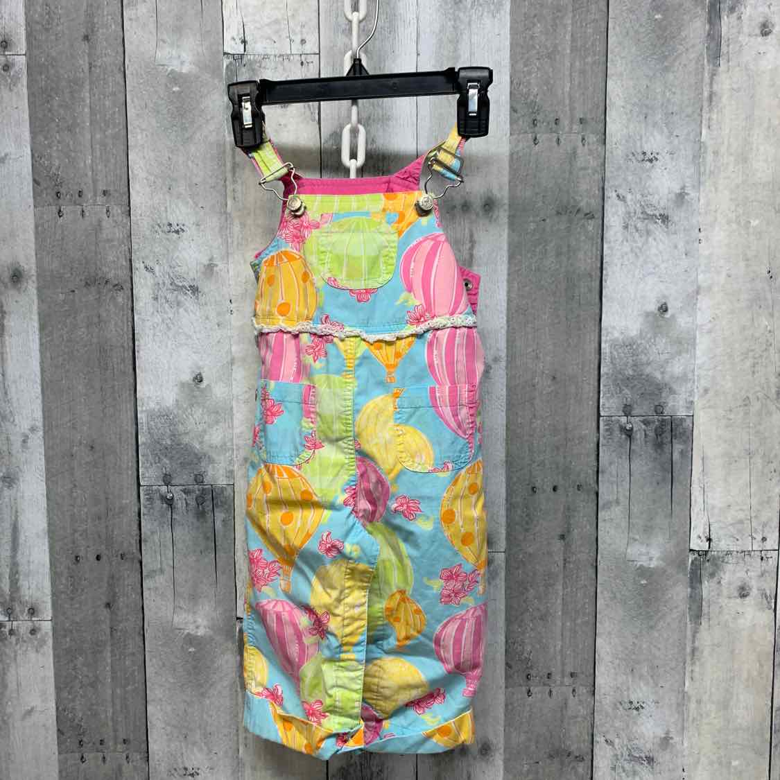 Size 18-24 Months Blue/Pink Lilly Pulitzer Overalls