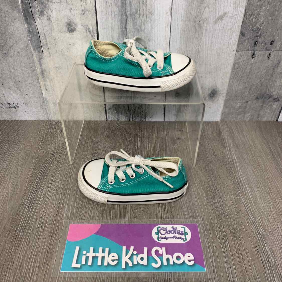 Size 5 Teal/White Converse Sneakers