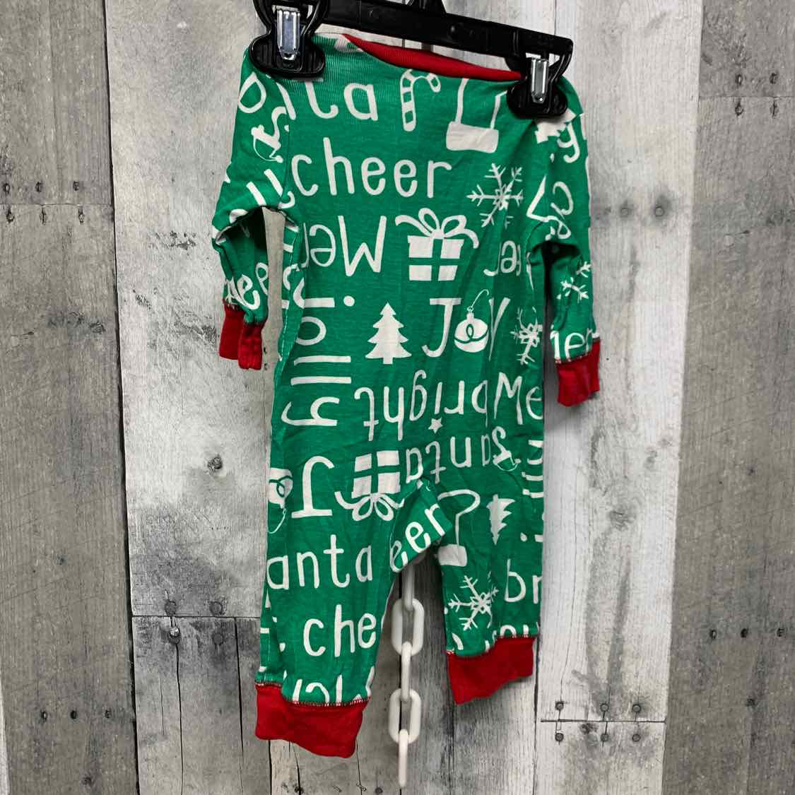 Size 3 Months Green/Red Carter's Romper